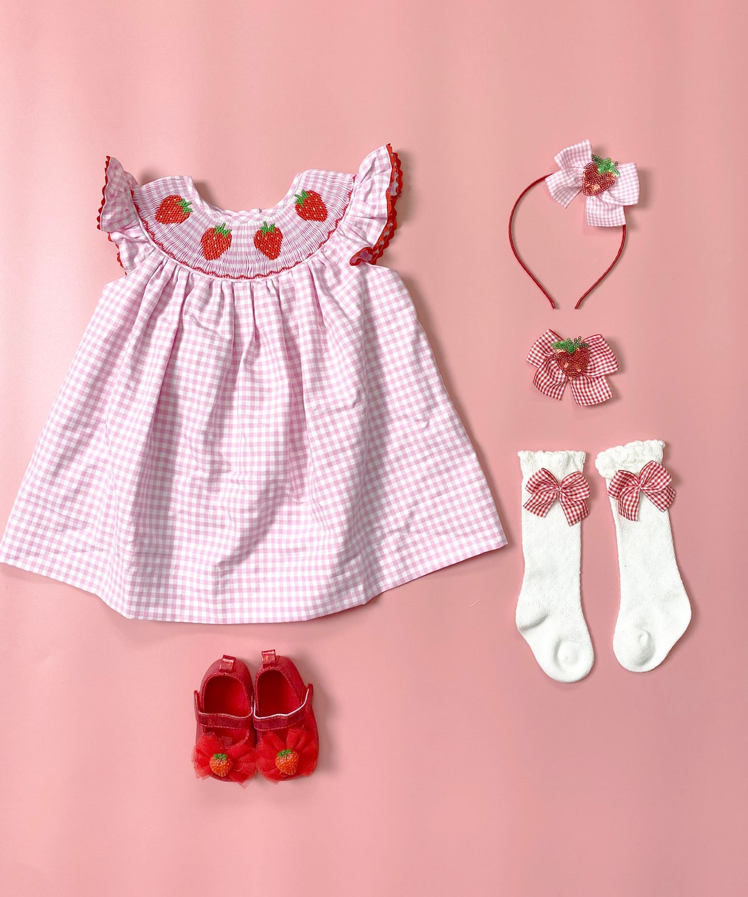 BALLOON CHIC - Strawberry Print Dress main image 1