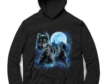 howling wolf hoodie