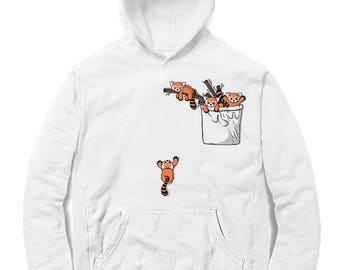 red panda sweater