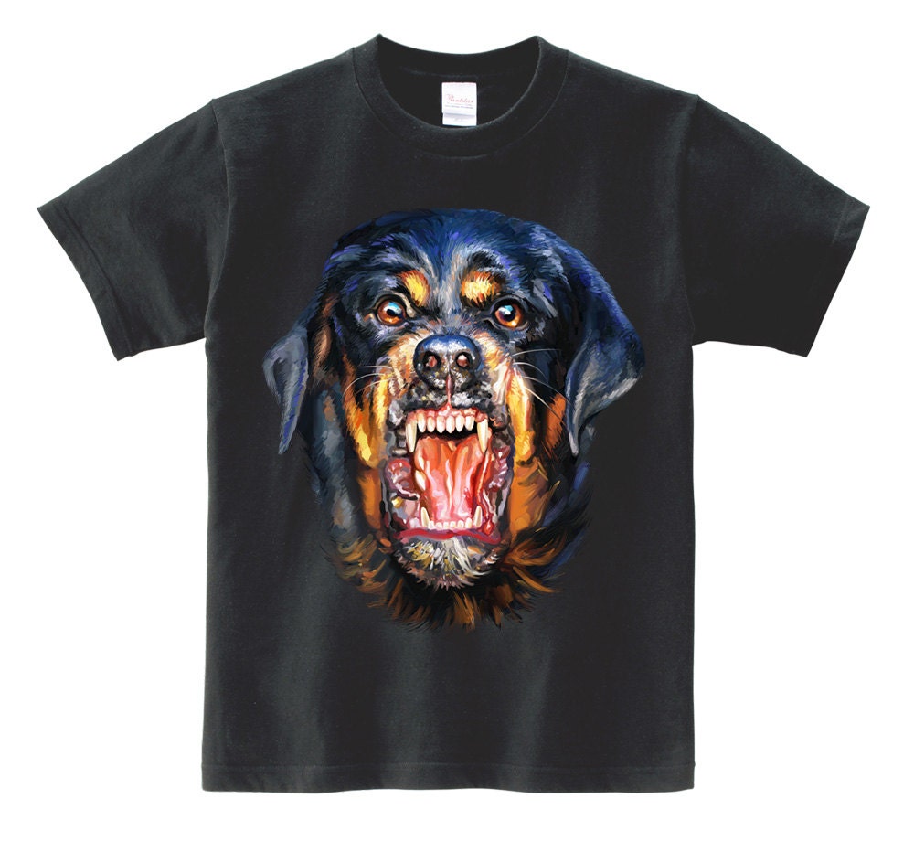Vicious Rottweiler Barking Face Dog Short Sleeve Unisex - Etsy
