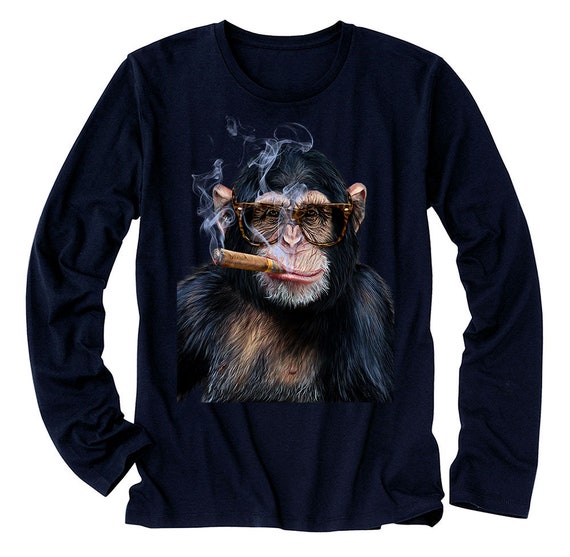 Chimpanzee Cool Tshirt Chimpanzee Lover Tee Shirt Design for Men and Women