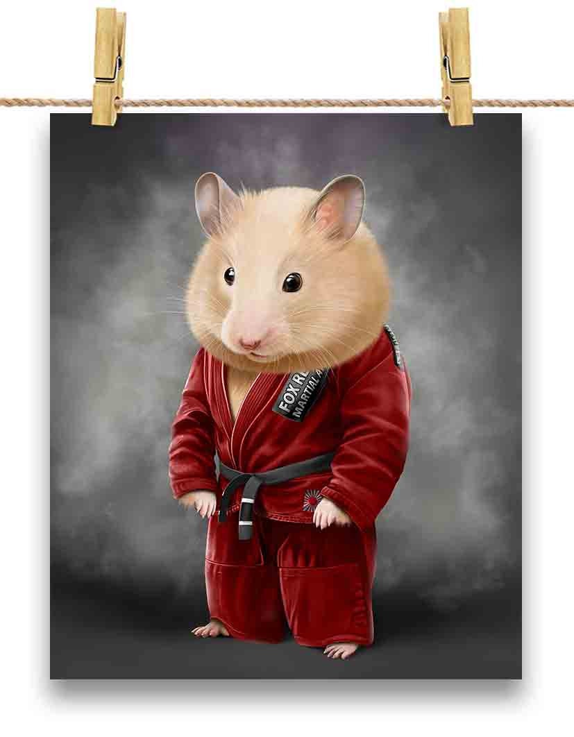 Faial delikat Lederen Red Hamster - Etsy