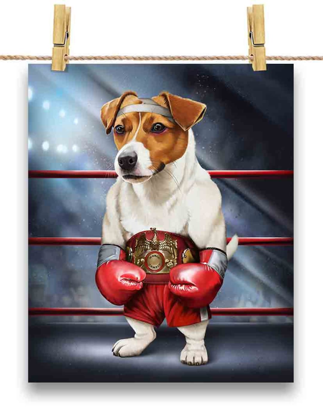 Boxer Jack Russell Mix Tricolor Boxer Mix Dog Laying Stock Photo