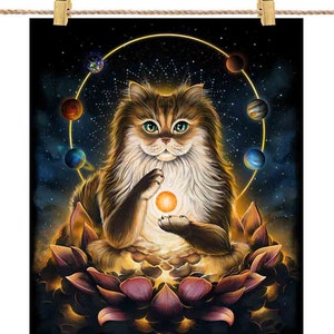 Le chat persan a atteint l'illumination spirituelle