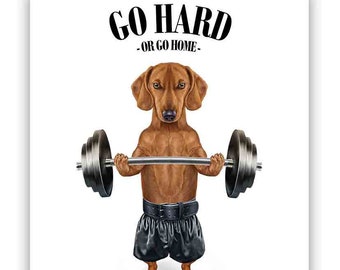 Dachshund Weightlifting Funny Gift For Deadlift Men Fitness Gym Gifts Tank  Top