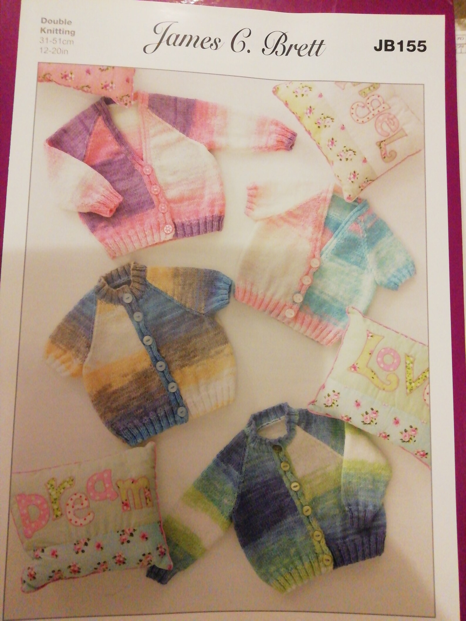 James C Brett. Baby size knitting pattern using DK yarn Etsy