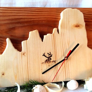 Dolomiti Wooden Clock