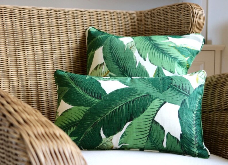 Tommy Bahamas Indoor/outdoor 45 X 45cm Cushion Cover. Banana Palm, Palm