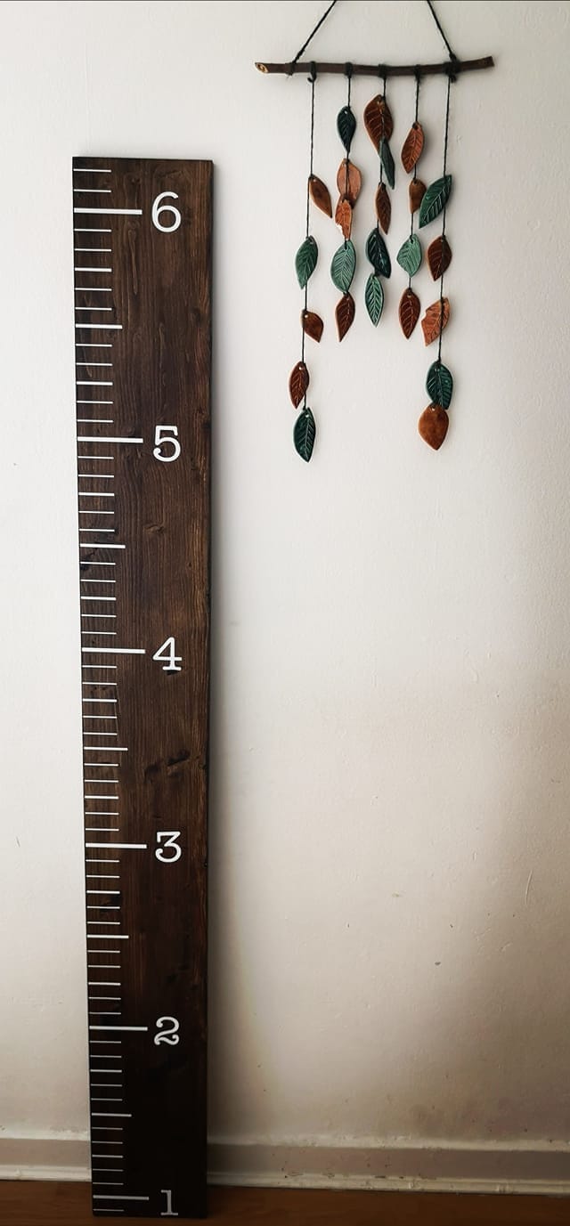 Height Guide Ruler With Pointer Personalized Wooden Height Chart Ruler - Etsy
