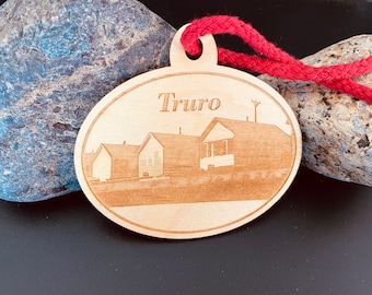Days Cottages Truro Ornament Made from Sustainable Wood Can Be Personalized