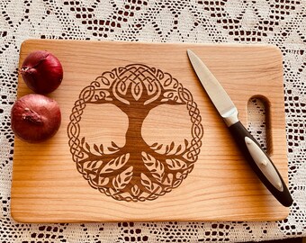 Tree of Life Cutting Board Available in 3 Sizes