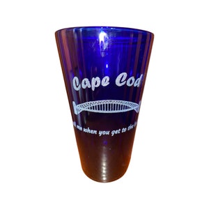 Ring mig när du kommer till bron Cape Cod Pint Glass