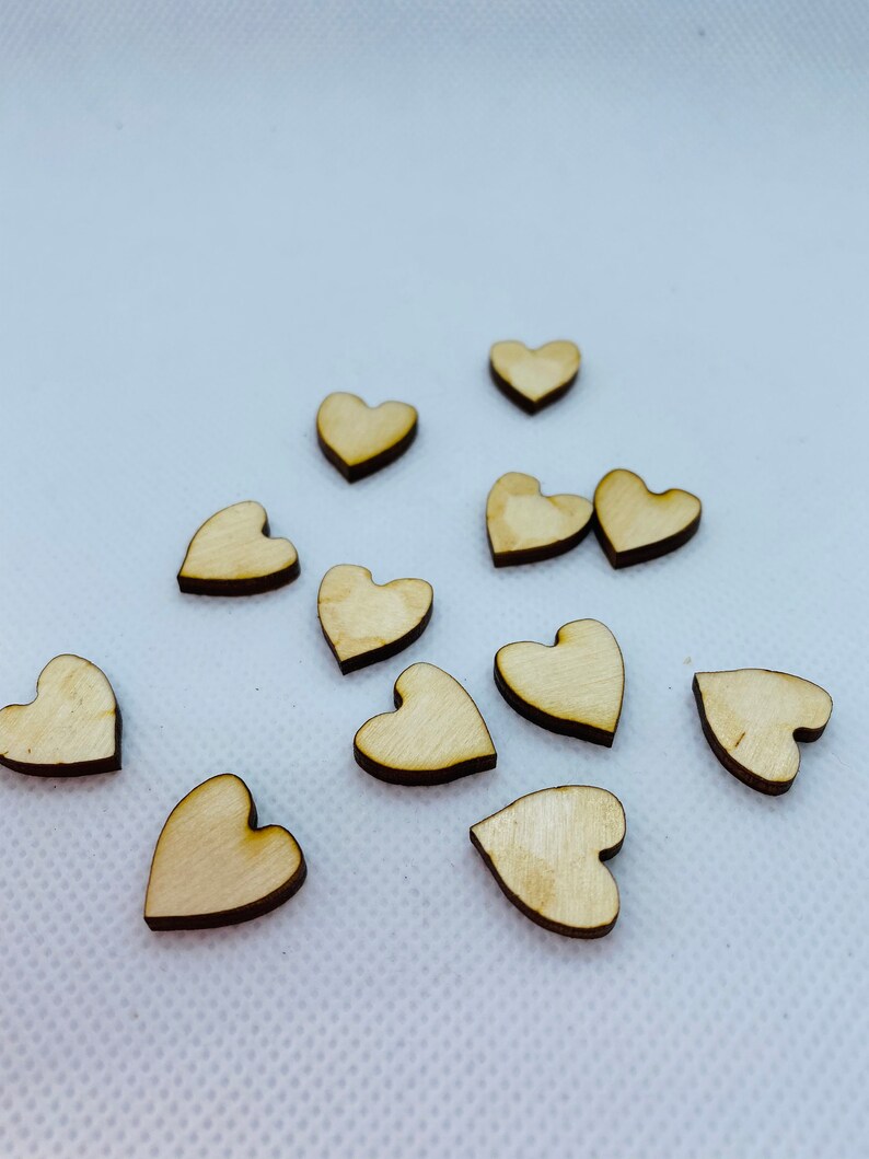 50 Laser Cutout Wood Heart Blank V Shapes 40% OFF Cheap Ranking TOP15 Sale for Great DIY .5quot;
