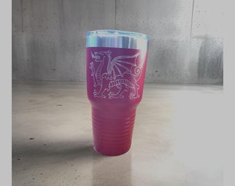Welsh Dragon Travel Cup Choose Your Color
