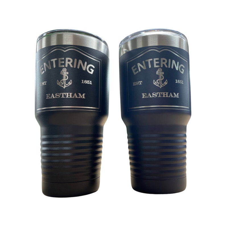 Entering Cape Cod Towns XL Cup Laser Engraved Polar Camel Tumbler