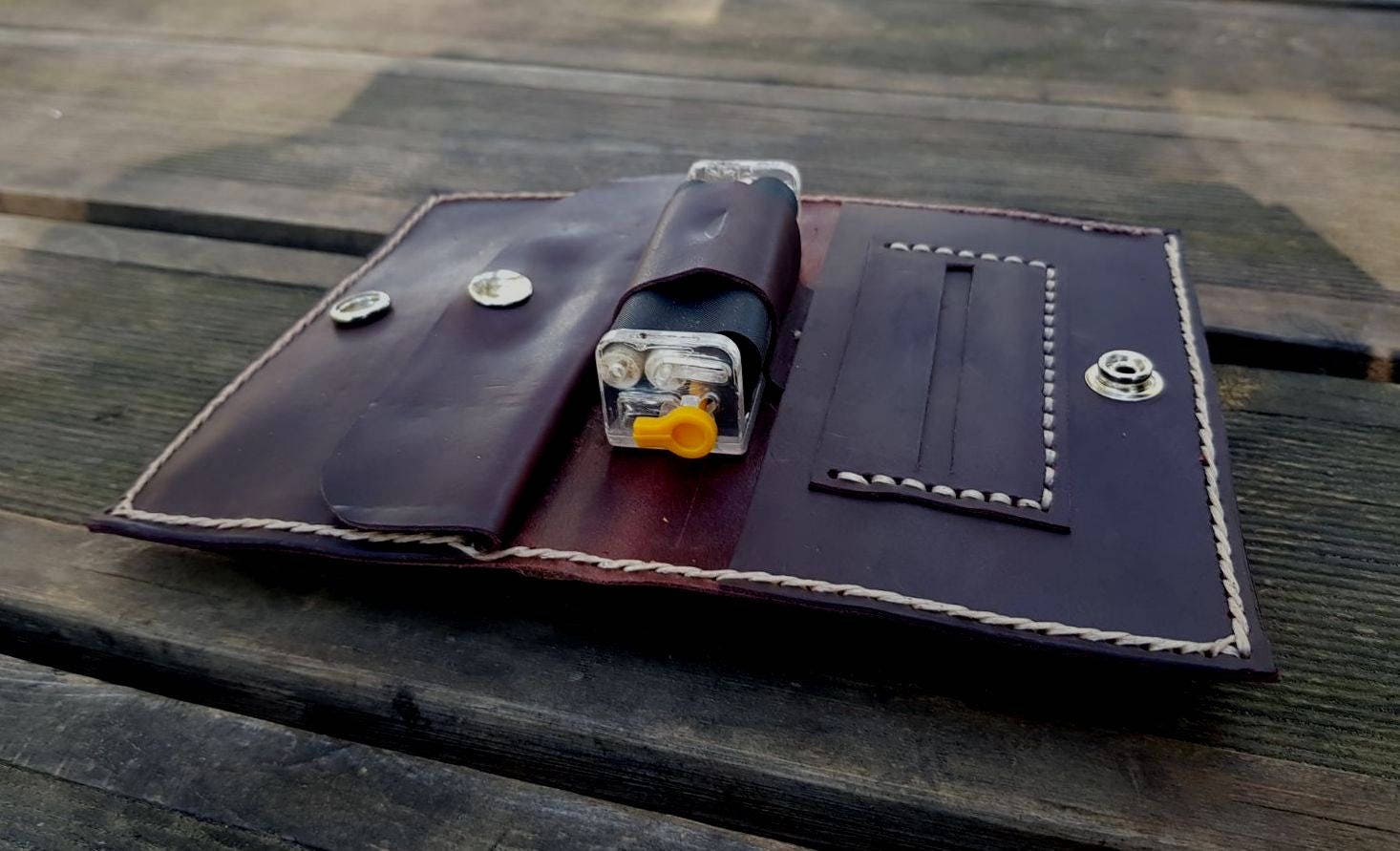 Funda para tabaco liar de cuero Etsy España