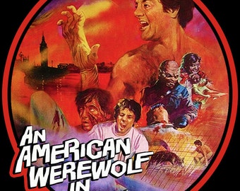 An American Werewolf In London Vintage Image T-shirt