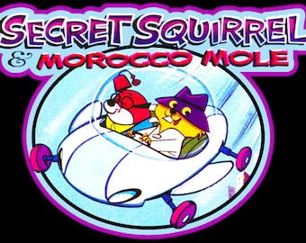 Secret Squirrel Vinatge Image T-shirt