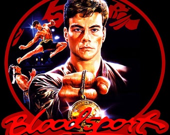 Van Damme Blood Sport custom image t-shirt
