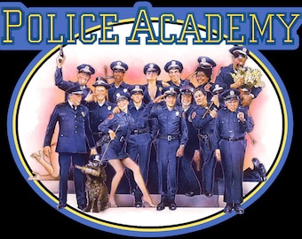Police Academy Vintage Image T-shirt