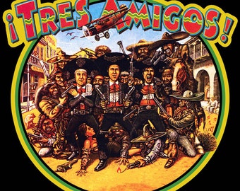 Three Amigos Vintage Image T-shirt