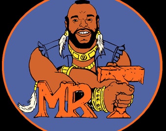 Mr T  Cartoon Classic custom made t-shirt