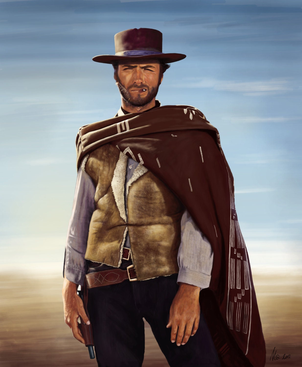 くださいま Clint Eastwood The Good The Bad And The Ugly Canvas Wall Art Print Variou B084tx8wz8 