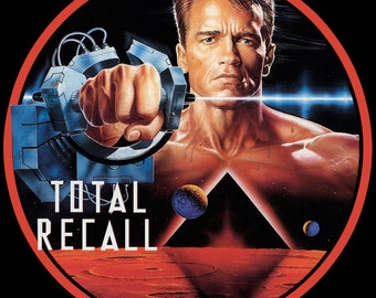 Total Recall Schwarzenegger Vintage Image T-shirt