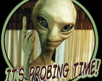 Simon/Nick Comedy Classic Its Probing Time Vintage Image T-shirt