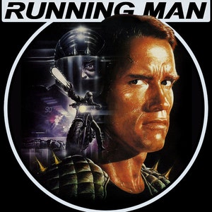 Schwarzenegger Running Man Vintage Image T-shirt
