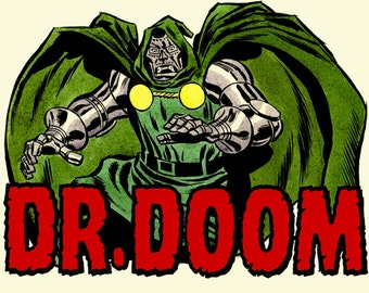 Dr.Doom Vintage Custom T-shirt