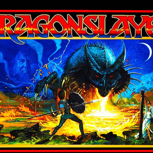 Dragonslayer Vintage Image T-shirt