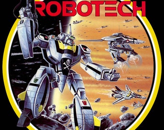 Robotech Custom Vintage Image T-shirt