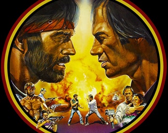 Chuck Norris Lone Wolf Mcquade Vintage Image T-shirt