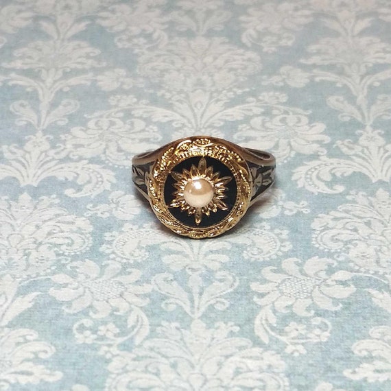 Victorian Starburst Ring, Star Burst Ring, Victorian Style Ring, Antique Style Ring, Vintage Style, Adjustable Ring, SIZE 7-9