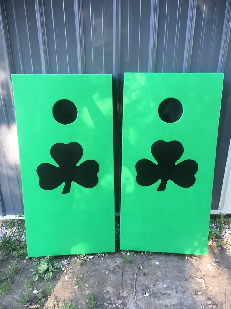 St Patricks Day Bean BagCornhole Set