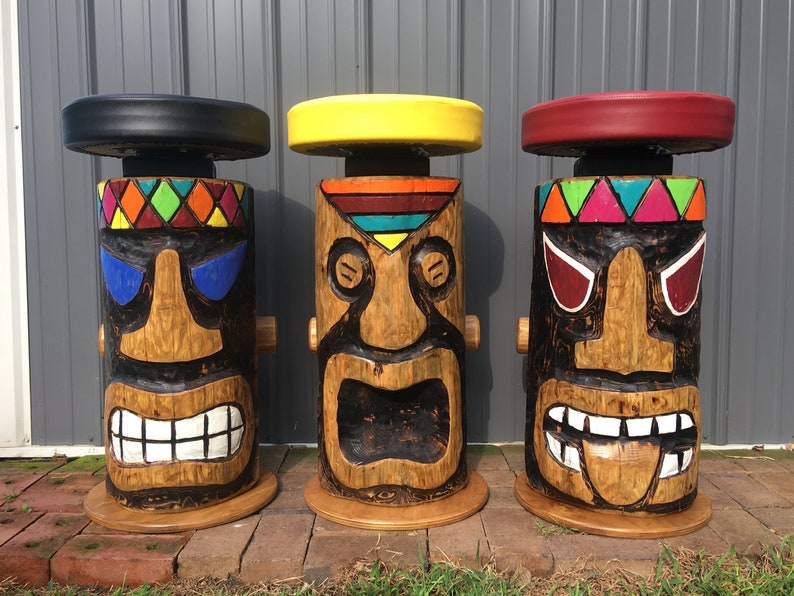 Tiki Barstool Image 0