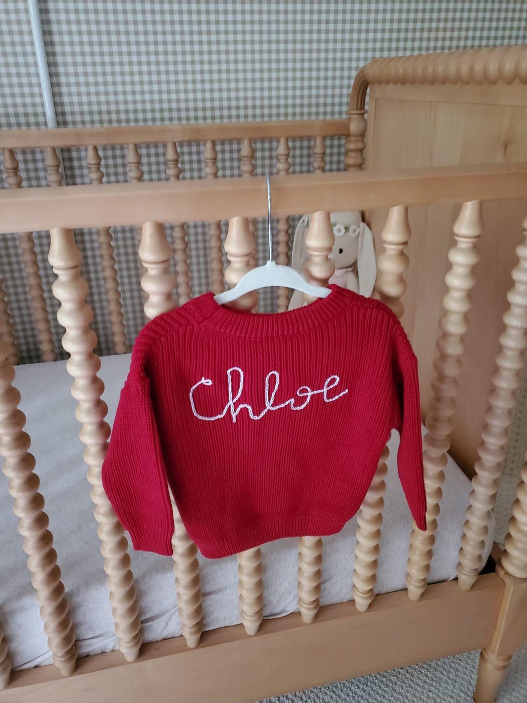 Child's Hand-monogrammed Sweater - Etsy