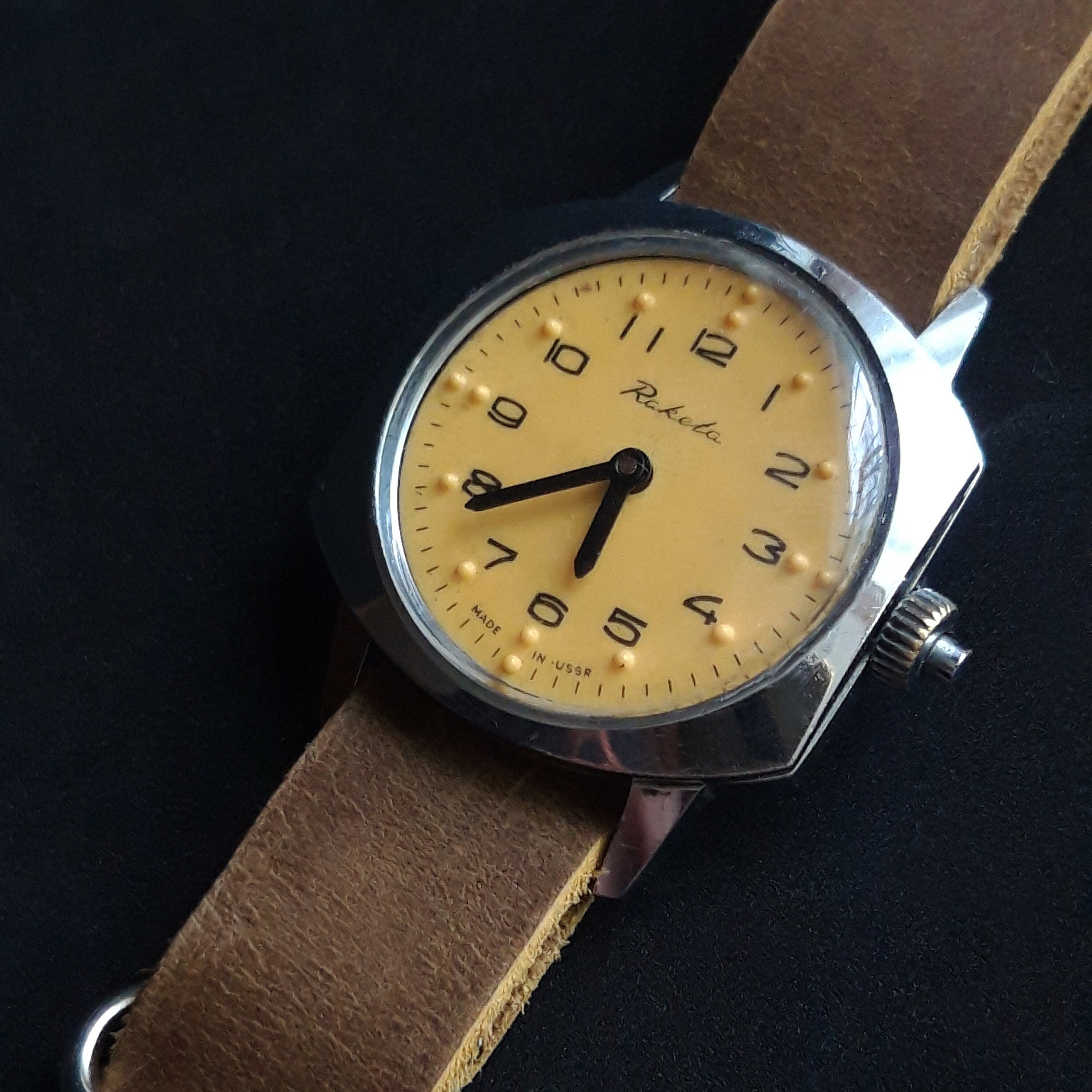 Rocket Watches for the Blind People Braille Vintage soviet Etsy