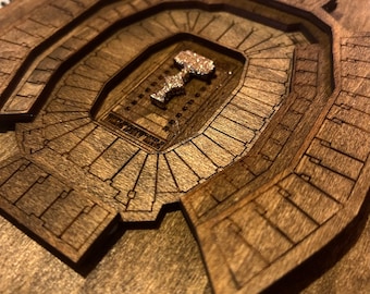 The Eras Tour Stadium | Wooden Laser Cutout Football Stadium | Taylor Swift Eras Tour Stage