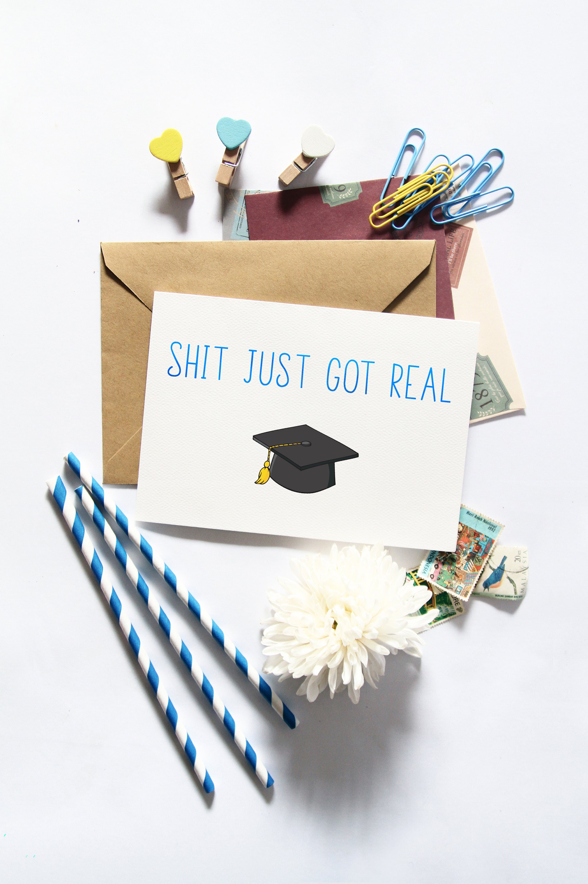 Foil Pressed Graduation Greeting Cards Congrats Grads Etsy