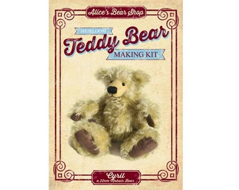 traditional teddy bear making kit