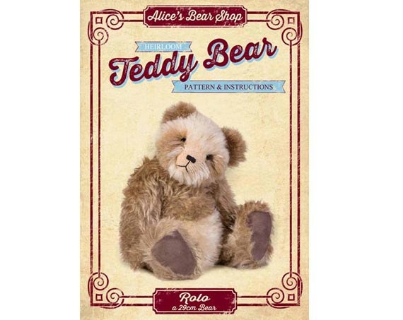 A5 Bear Making Pattern and Instruction booklet Woodward 33cm