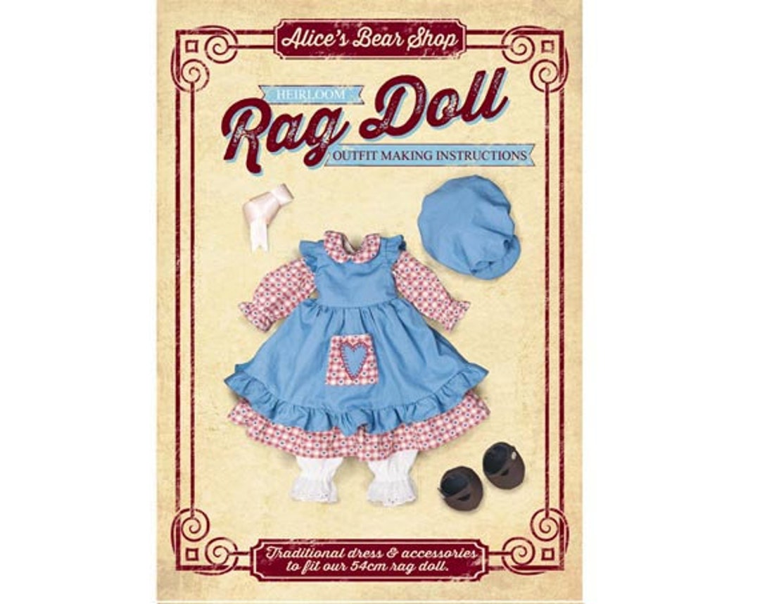 Alice's bear shop rag doll hotsell