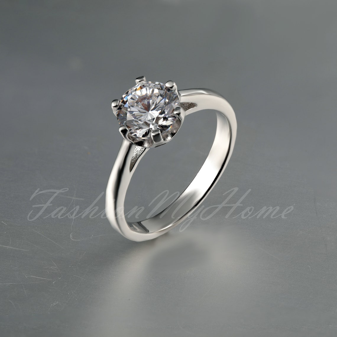 1ct 1.5ct Engagement RingMan Made Diamond SimulantPromise Etsy