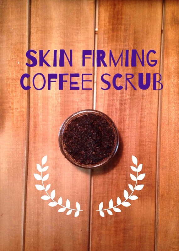 Items similar to Sea Salt Coffee Scrub, Skin Firming Tightening Salt