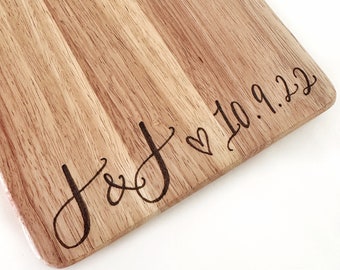 Custom Wood Burned Charcuterie Board | Personalized Wood Serving Board | Housewarming Gift | Wedding Gift | Custom Gift