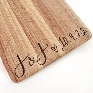 Custom Wood Burned Charcuterie Board | Personalized Wood Serving Board | Housewarming Gift | Wedding Gift | Custom Gift