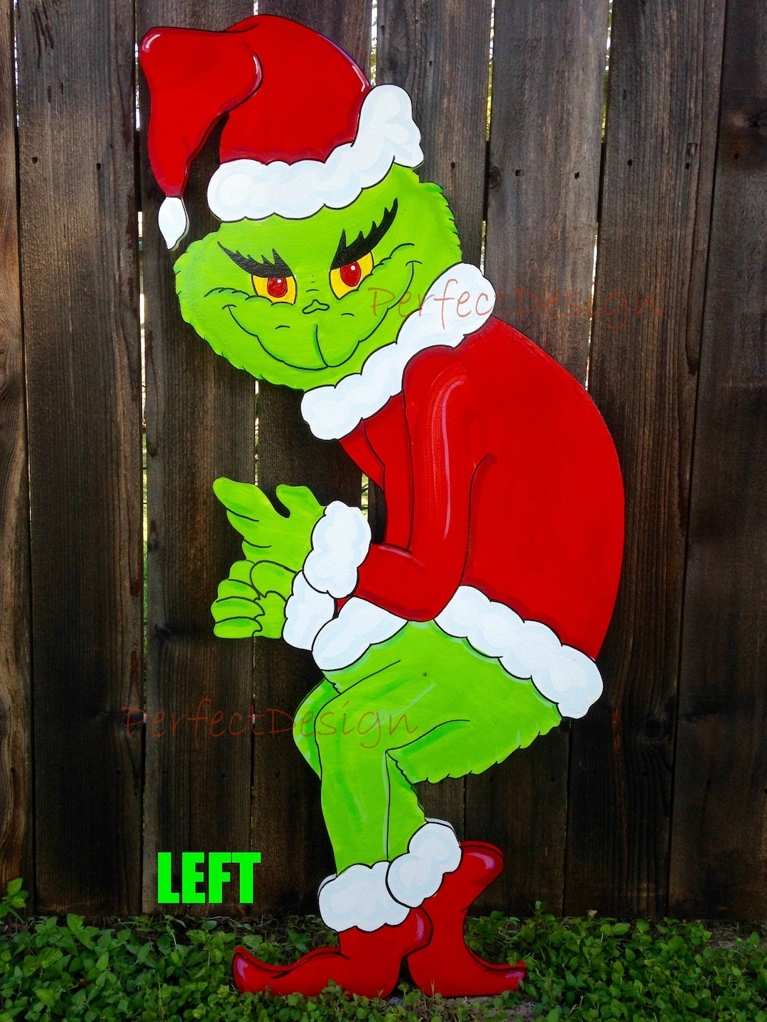 GRINCH Stealing the CHRISTMAS Lights Lawn Yard Art Decoration Decor