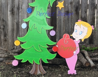 Universal Figurine Ornament - Dr. Seuss - Cindy-Lou Who - 4044984
